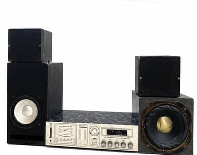 Vintage Hi-Fi Sound System with Speakers – Excellent Sound Quality