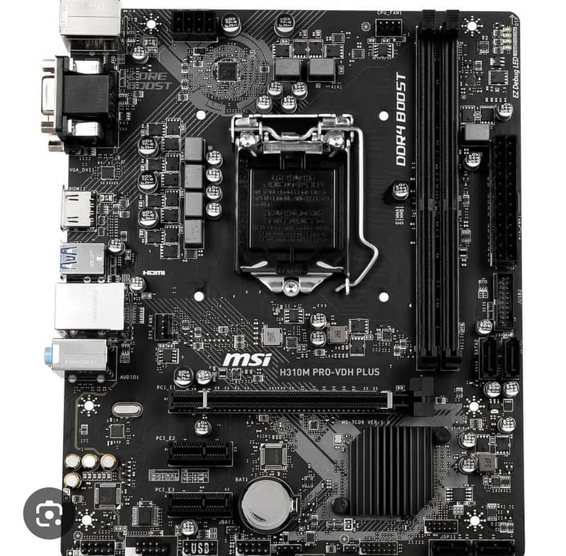 i3 8300 + Msi h310m mobo 1