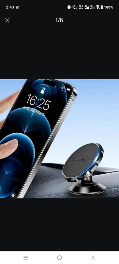 CAFELE PHONE MAGNETIC CAR HOLDER STAND