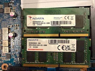 DDR4 16gb, 8gb Laptop RAM
