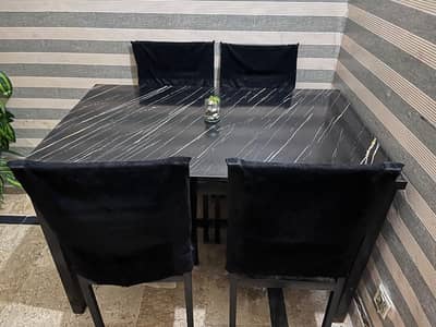 Dining table with 4 chairs