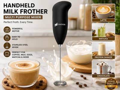 Electric Coffee & Milk Frother Egg Beater