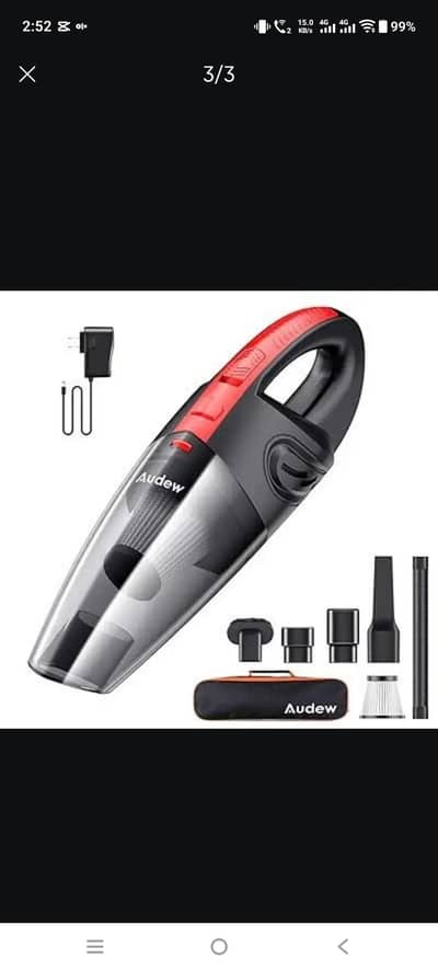 AUDEW HANDHELD VACUUM CLEANER FOR CAR