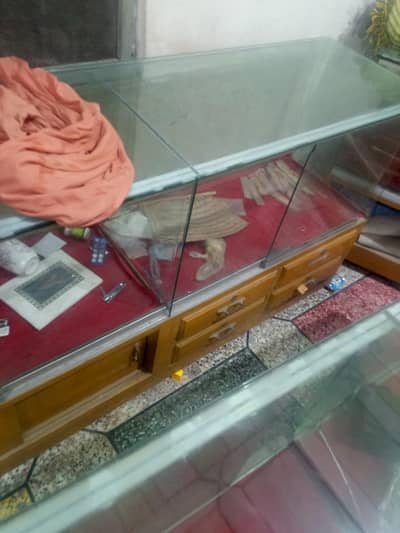 shop furniture wooden counters good condition