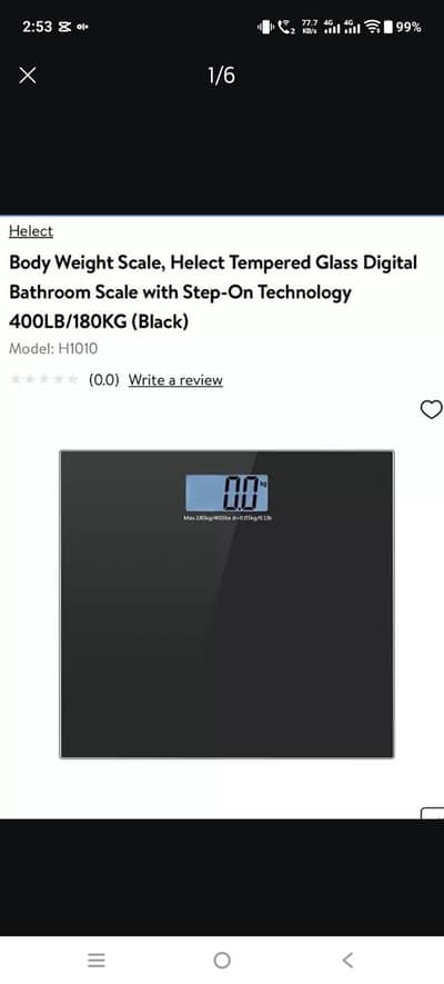 HELECT BODY WEIGHT SCALE
