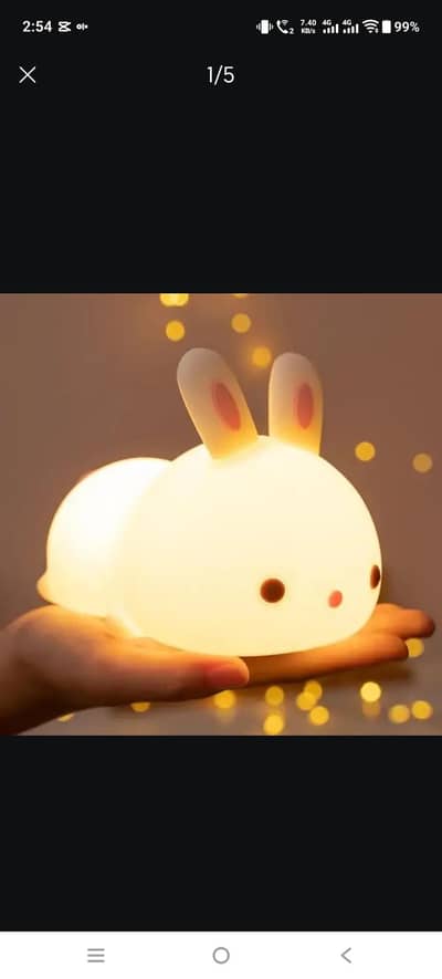 ONE FIRE NIGHT LAMP FOR KIDS 16 COLORS