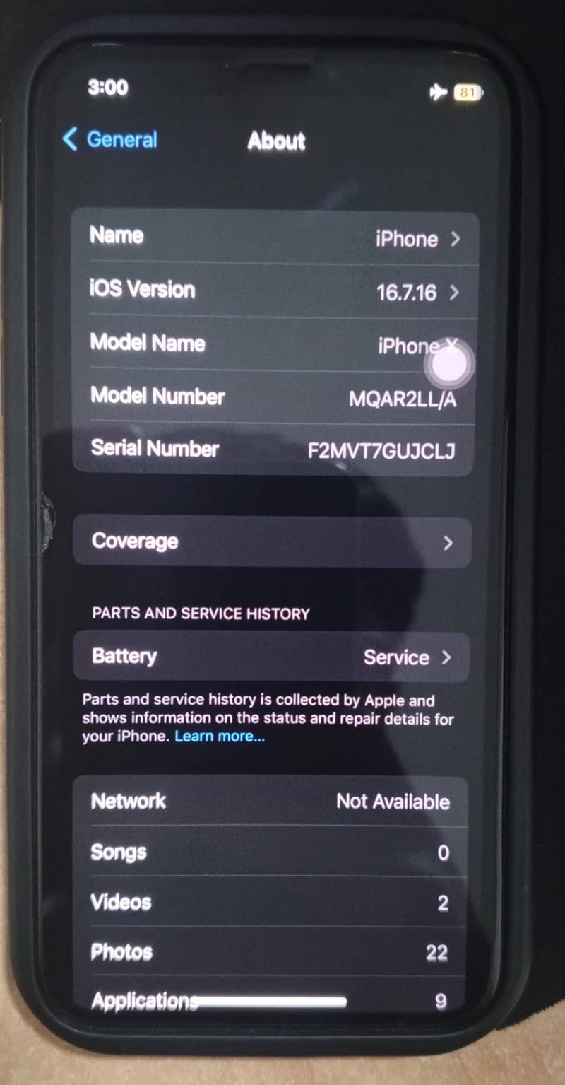 Apple iPhone X 7