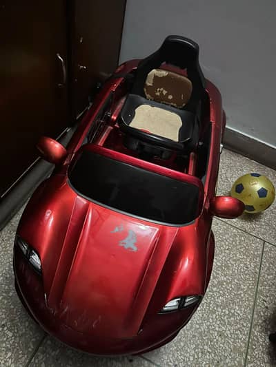 Red Kids sports Car