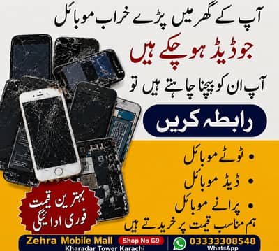 Mobile Phone Android Kharab hochuke ho hame sell kardein