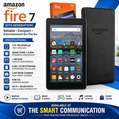 Amazon Fire Hd 7 5th generation support YouTube,Tiktok,Games,Playstore