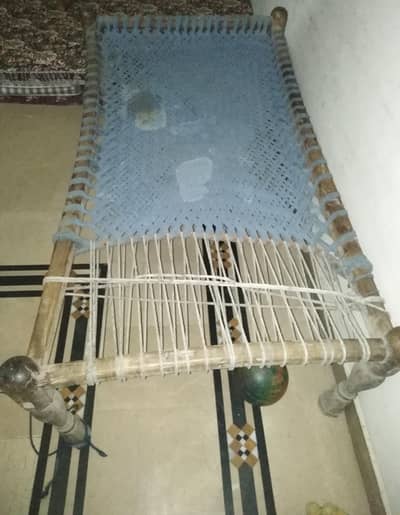 wooden charpai for urgent sale