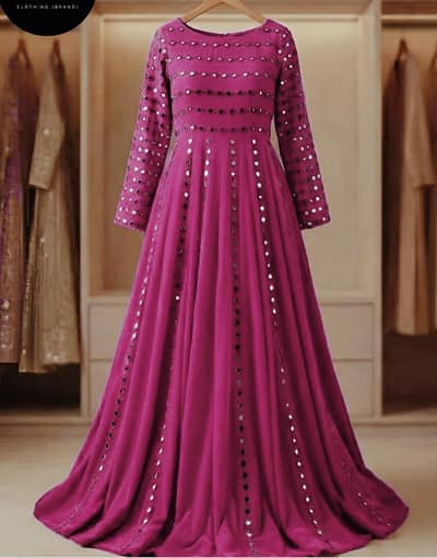 new stitched casual long mexi frocks for girls