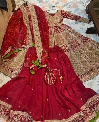 bridal dress infused by Hussain rehar
