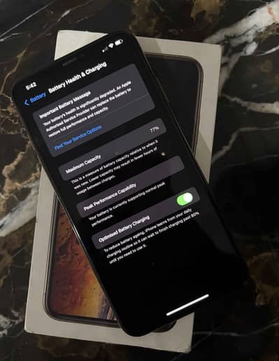 iPhone XS MaX   PTA approved 512 GB contact my Whatsapp O324/2139/264