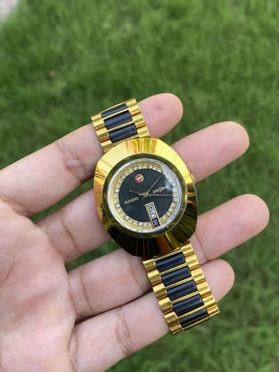 Original Rado Diastar Automatic Golden Two Tone Wristwatch for Men’s