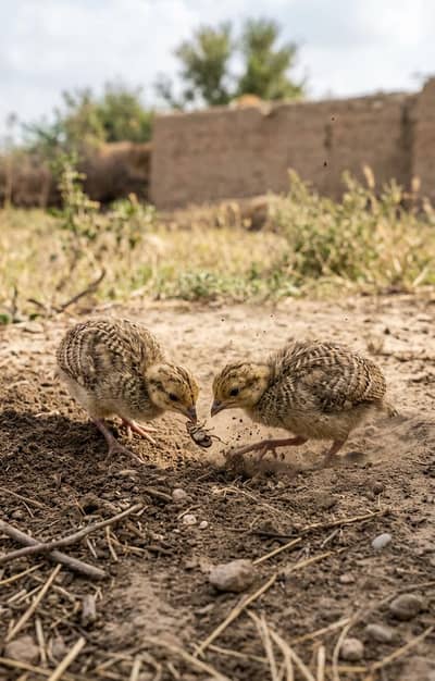 Teetar K Bachy for Sale ( 1 pair available )- Teetar chicks