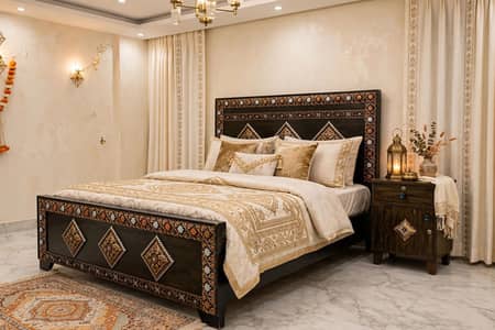 Designer customised Bed / for sale  used 3 month almost