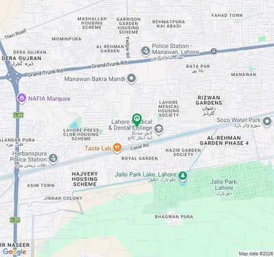 20 Marla Plot For Sale On Service Road