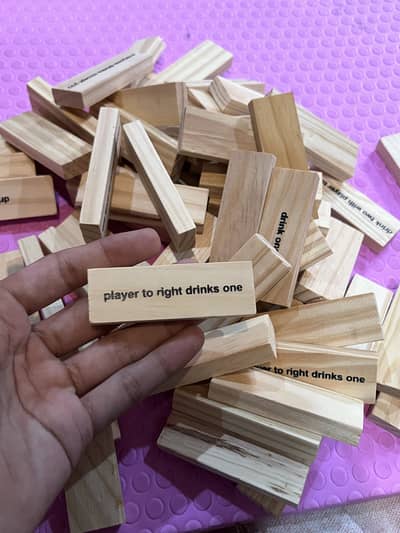 Jenga drink edition