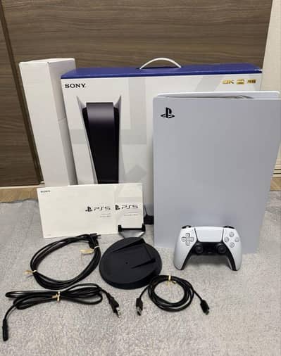 Sony playstation PS5 1TB 2 controller 10 Game DVD full box