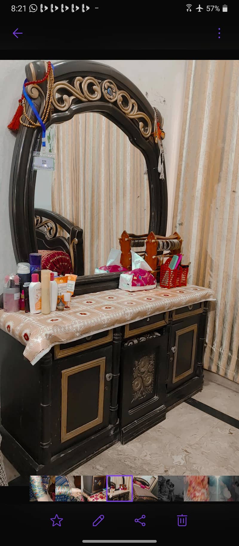king Bed and Dressing table 1