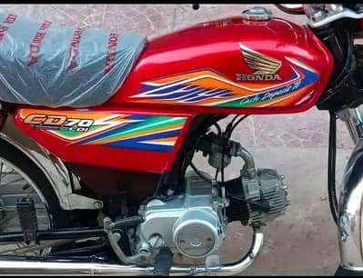 Honda CD 70 for saleCall WhatsApp03274341096