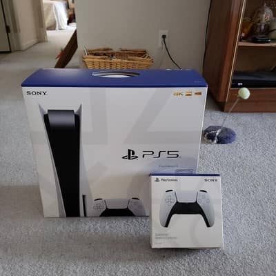 Sony playstation PS5 1TB 2 controller 10 Game DVD full box