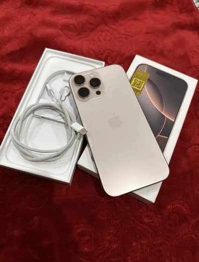 iphone 16 pro max official pta approved tottly geniune 512gb