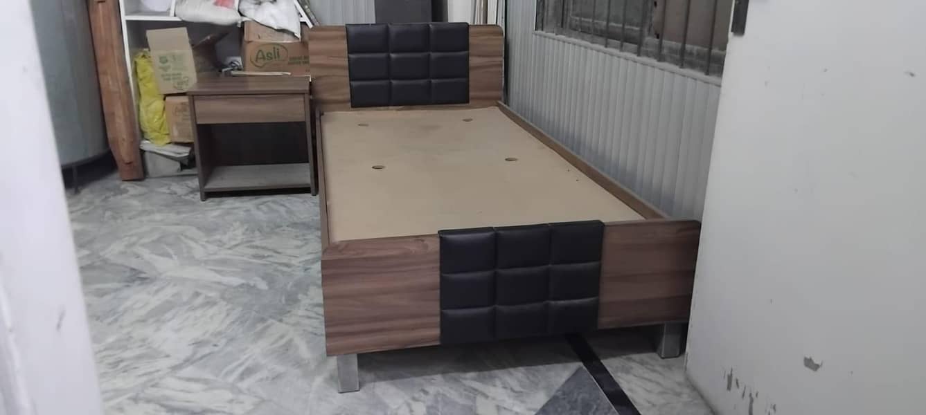 Bed with Side Table 0