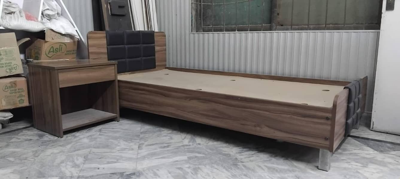 Bed with Side Table 3