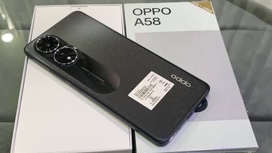 OPPO A58 8+ 128 gb mobile with box