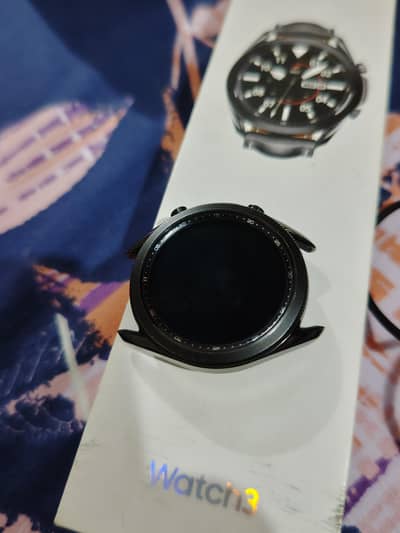 galaxy watch 3 45mm  with box and accessories mint condition