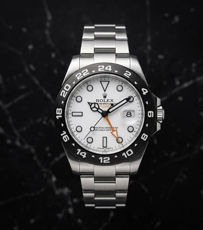 Luxury Men's Stainless Steel GMT Quartz Watch | Premium White Dial Bus