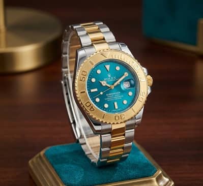 Luxury Two-Tone Stainless Steel Men's Quartz Watch – Gold & Silver Fas