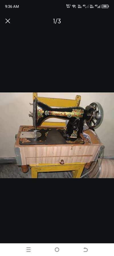 sewing machine in good condition