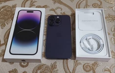 Apple Iphone 14 pro max official pta approved 256gb water pack
