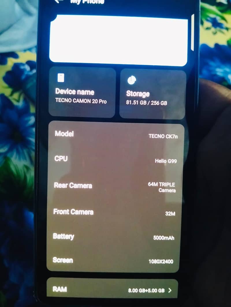 Tecno CAMON 20 Pro 2