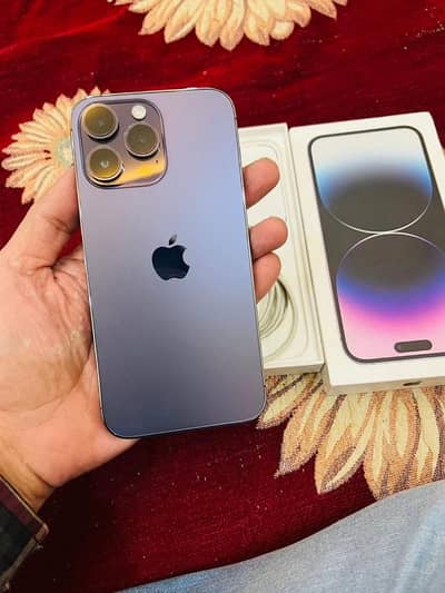 Apple Iphone 14 pro max official pta approved 256gb water pack