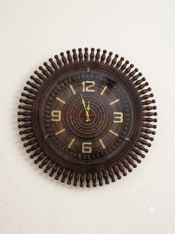 Luxury Premium Wall Clock | Large Decorative Silent Clock for Home Decor . Elegant Silent Sweep Clock for Wall Decoration