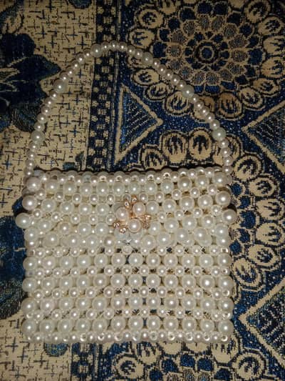 pearl bag hand made