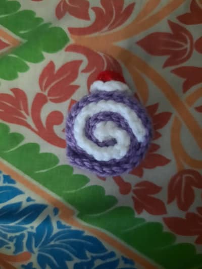 crochet rolled cake