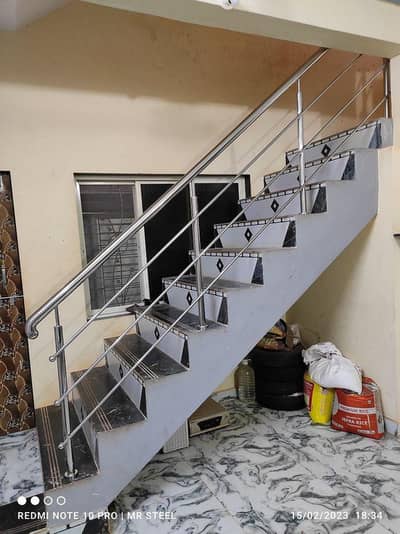 Steel Safety Grill stairs available with liber delivered on your home