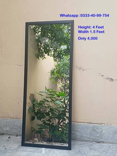 4 feet Mirror with Frame