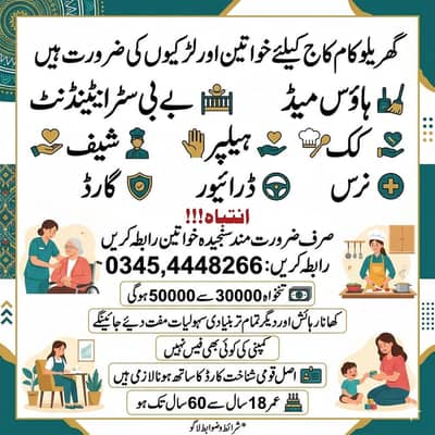 گھریلو ملازمین خواتین اور لڑکیاں