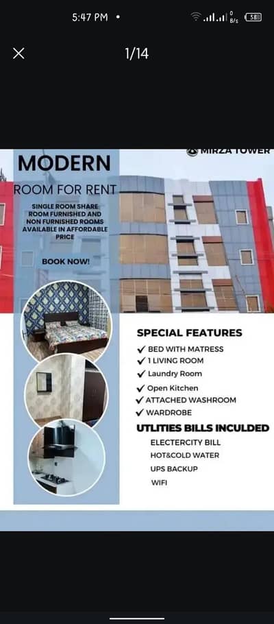 Hostel Room for Rent