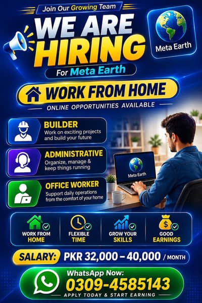 Work With Us Earn With Us