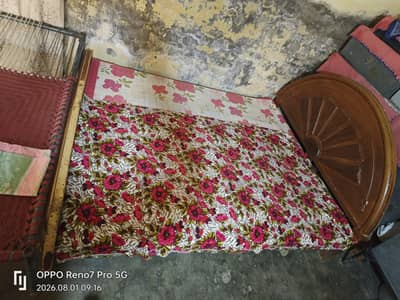 elegant wood bed