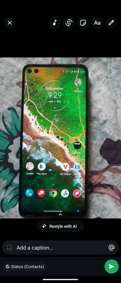 Motorola Moto one 5G UW