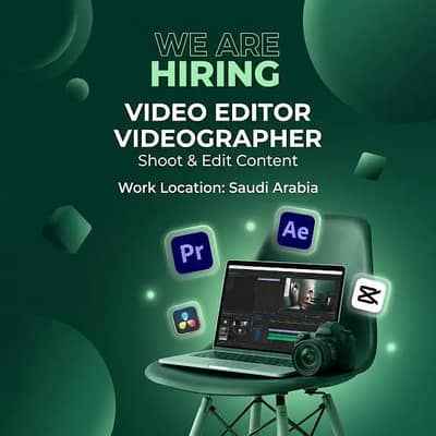 LOOKING FOR A VIDEOGRAPHER AND VIDEO EDITOR
