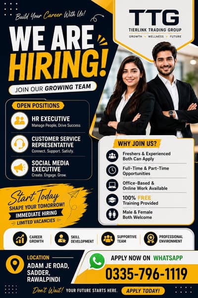 We Are Hiring | Full-Time & Part-Time Jobs